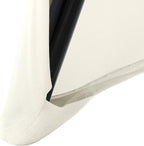 Peomeise Stretch Spandex Folding Chair Cover for Wedding Party Dining Banquet Event (Ivory,50pcs)