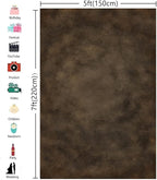 5x7ft Dark Brown Mottled Texture Photography Backdrop for Portrait Photo Studio Prop Abstract Background for Photographyer