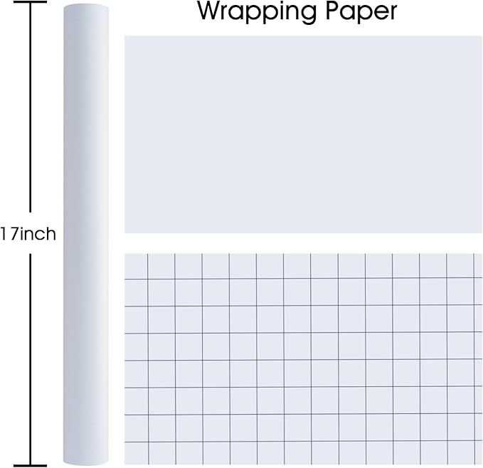 Garbendy Gift Wrapping Paper Roll-Solid Color Pearly-Lustre Paper,Perfect for Wedding, Valentine's Day,Birthday, Christmas,Baby Shower, Party - 17 Inch X 33 Feet