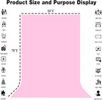 5x7FT Pink Backdrop for Screen Photography, High-end Polyester Photo Background for Photoshoot, Party, Video