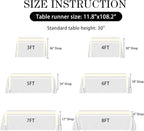 SHEJIZE 20 Pack White Satin Table Runner 12x108 Inches Long, Bright Silky Smooth Satin Table Runner Table Decor for Wedding Banquet Christmas Prom Event Birthday Party