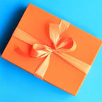 Vanhench Orange Wrapping Paper Roll 17.5"×963" (80/1/4FT), Orange Kraft Paper Roll，Solid Color Art Kraft Craft Paper Roll for Gift Wrapping, Birthday, Bouquet Flower Poster Bulletin Board Paper