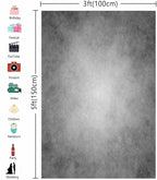 3x5ft Gray Abstract Photography Backdrops Grey Portrait Photo Studio Prop Background for Photographyer Ash Texture Backdrop for Party