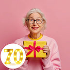70th Birthday Decorations for Women Men,Happy 70 Birthday Decorations for Centerpieces Table,70 Light Up Numbers Sign Led for Party Backdrop Wall Decor for 70s Party Decoration