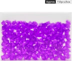 150PCS Fake Ice, Fake Crushed Ice Cubes 16 x 22 mm Artificial Acrylic Crystal Diamonds for Vase Fillers,Table Scatter, Wedding Decoration, Photography Props, DIY Crafts Rose red