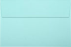 LUXPaper A9 Invitation Envelopes | Peel & Press | 5 3/4" x 8 3/4" | Seafoam Blue | 80lb. Text | 50 Qty