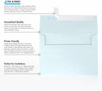LUXPaper A7 Invitation Envelopes | Peel & Press | 5 1/4" x 7 1/4" | Aquamarine Metallic | 80lb. Text | 250 Qty