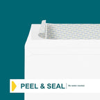 6x9 Booklet Envelopes - 100 Pack - Self Seal White Letter Mailing Envelopes With Peel & Seal Closure - Open-Side, 28 Lb Paper - Plain for Business and Personal Use