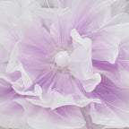 Wedding Giant Electric Artificial Flower, Auto Blooming Artificial Flowers with Lights, Large Peony Electric Flower Decor with Auto Open/Close for Home Wedding Party Decoration, Purple