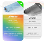 Crystal Organza Fabric Tulle 11 Inch by 50 Yards Sheer Tulle Rolls for DIY Craft Wedding Party Baby Shower Decor Gift Wrapping Party Supplies (Light Blue)