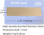2pcs Stainless Steel Custom Name Tags with Pin or Magnet Adhesive Tape,Personalized,Customizable Name Tags,Custom ID Badge,Metal Name Tag for Cops,Nurses,Doctors,Teachers(RosGold x 2)