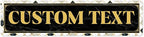 Custom Sign, Custom Street Sign, 11 Font Colors, 13 Font Styles, 4 Hole Options, 22 Sizes, 6x24 Inches, Rust Free DiBound, Fade Resistant, Made in USA by My Sign Center (Marble Tile)