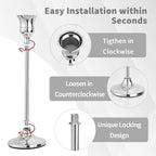 CHILL RECIPE Silver Taper Candle Stick Holders Tall Candle Holder, Vintage Candlesticks Holder Bulk for Home Decor Table Centerpiece Dining Party Festival Decorations (4 Set 12Pcs)