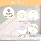 MAQUITA 36pcs Place Card Holder, Table Number Holders, Table Card Holders, Table Number Stands, Wire Table Picture Photo Holder with Heart Shaped Menu Memo Clips for Wedding Favors