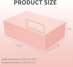 Rinrda Large Pink Gift Box,13.75"x9"x4.5", Gift Boxes with Magnetic Lids for Presents Closure Gift Packing for Birthday,Christmas, Halloween,Wedding,Bridal Gifts,Mother's Day Gift Packging