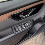 4pcs Carbon Fiber Style Front Rear Doors Window Glass Lift Switch Panel Cover Decorative Sticker Protection Car Interior Accessories for 2025 Subaru Forester KT17