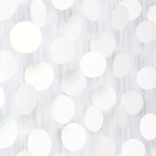 White Glitter Party-Decorations Paper-Garland Streamers - 52ft Birthday Banner Baby Shower Bachelorette Wedding Hanging Supplies Decor Hugfond