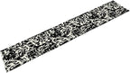 Graffiti Table Runner,Black White Abstract Messy Art Theme Pattern Print Tablecloth Burlap for Hotel Indoors Outdoor Dining Room Kitchen Home Decor,W13X L36 in