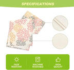 Artoid Mode Pink Dahlia Floral Pinnata Summer Table Runner, Spring Kitchen Dining Table Decoration for Home Party Decor 13x72 Inch