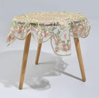 vctops Damask Lace Patchwork Tablecloth Luxury Square Small Table Cover Elegant Floral Embroidered Lace Table Cloth for Party Kitchen Dinning Picnic Decoration (Type O,32"x32")