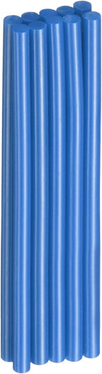 HARFINGTON 10pcs Hot Glue Sticks 0.28" Dia x 5.91" Long EVA Mini Hot Melt Adhesive Glue Stick for Hot Melt Gun Wood Plastic Glass Flowers Fabrics Foam, Blue