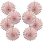Pink Birthday Decorations,DIY Pink Paper Fans Hanging Decoration ,Party Supplies Party Fans 12in, Pink Christmas,Wedding Graduation Events Accessories 30 Color DIY Set (Baby Pink)