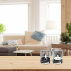 WGV Tea Light Votive Candle Holder 2x2.4, Clear Tiny Utility Cylinder Glass Vase, Small Planter Terrarium for Home Accent Decor, 1 Pc