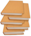 5.5x8.25 Sketch Book, Pack of 5, Each with 120 Sheets (100gsm), Hardcover Bound Sketch Notebook, Acid Free Blank Drawing Paper, Ideal for Kids & Adults, Kraft Cover