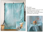 6x9ft Aqua Abstract Solid Photography Backdrops Gradient Portrait Photo Booth Background for Photographyer