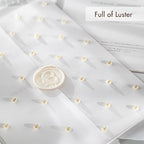 50 Pack Pre-Folded Vellum Jackets For 5x7 Invitations,AZAZA Translucent Invitation Sleeves,115GSM Vellum Jackets 5x7, Wedding Invitation Accessories, For Weddings Birthdays Baby Showers,Elegant Pearl
