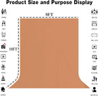 8x10FT Pink Screen Backdrop Photography Meat Pink Solid Color Party Dessert Table Decor Banner Product Video Recording Background Studio Photography Props