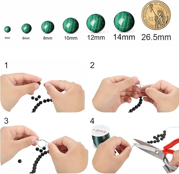 Dream Blue Chalcedony Stone Beads, Round Crystal Energy Jade Beads, 8MM, 45PCS, for Jewelry Making DIY Bracelet Necklace