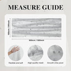 Artoid Mode Pearl Grey Gauze Table Runner 59x120 Inch , Seasonal Sheer Kitchen Dining Holiday Wedding Birthday Baby Shower Table Decor for Home Party