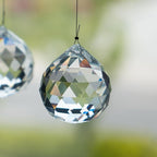 HDCRYSTALGIFTS Suncatchers Clear Glass Crystal Ball Prism Feng Shui Lamp Hanging Drop Chandelier Part (50mm)