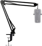 Wave 1 Microphone Stand, Professional Mic Boom Arm Stand Compatible with Elgato Wave 1 USB Condenser Microphone by SUNMON