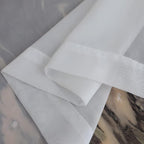 Window Ivory Sheer Curtains 108 Inches Long 2 Panels Sheer Curtain Basic Rod Pocket Panel for Bedroom Children Living Room Yard Kitchen (Ivory, 52" W x 108" L | 2 pcs)