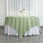 Efavormart 90" Sage Green Wholesale Linens Polyester Square Linen Tablecloth for Kitchen Dining Catering Wedding Birthday Party Events