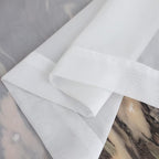 Window White Sheer Curtains 60 Inches Width 84 Inches Long 2 Panels Sheer Curtains Clear Curtains Basic Rod Pocket Panel for Home/Living Room/Bedroom/Kids Room