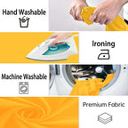 Yellow Photo Backdrop, Photo Booth Portrait Photography Backdrops, Studio Yellow Backdrop for Photoshoot Streaming Video Shooting 10x10ft