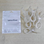 LemonRoad 10 Pack Large Balloon Arch Clips Plastic Transparent Backdrop Spring Clamps 3.5 Inch Heavy Duty Clip for Balloon Arch Kit Birthday Decoration Crafts Woodworking Photography Studios (Clear)