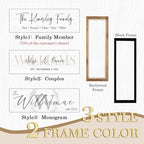 Wedding Gifts for Couples 2025, Custom Wood Sign for Bridal Shower Gift, Engagement Gift, Newlywed Gift, Personalized Last Name Sign with Established Date for Home