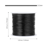 262FT Jewelry Wire 24 Gauge Tarnish-Resistant Copper Beading Wires Roll Bulk for DIY Crafts Jewelry Making, Black Wire