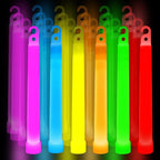 Premium Glow Fever Bulk Ultra Bright Multi Color Glow Sticks Emergency Light Sticks for Camping Accessories Parties Hurricane Supplies Earthquake Survival Kit and More
