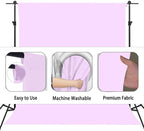 Light Purple Photography Backdrop for Photoshoot, Photo Backdrop Curtain, Perfect Light Purple Backdrops for Party Portrait Photoshoots Video Studio 8FTx10FT