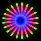 LifBetter 112 pcs Glow Foam Sticks, LED Glow Sticks 3 Modes Colorful Flashing, Foam Glow Sticks Bulk, Glow In The Dark Party Supplies for Weddings Parties Festivals Raves Concerts Sporting Events