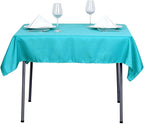 Efavormart 54x54 Turquoise Wholesale Linens Seamless Polyester Square Linen Tablecloth for Wedding Banquet Party Restaurant