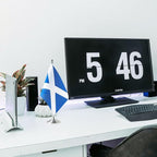 Scotland Flag Scottish Flags, Small Mini Scottish Desk Flag, Used for Table Office Classroom Home Patriotic Events Decorations