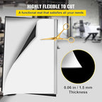 VEVOR Dance Floor, 6.6x23ft Dance Floor Roll, 0.06in Thick PVC Vinyl Dance Floor, Black/White Reversible Portable Dance Floor, Non-Slip Dance Flooring, Ballet Dance Floor for Jazz, Pop, Lyrical Style