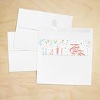 LUXPaper A7 Invitation Envelopes | Peel & Press | 5 1/4" x 7 1/4" | White | 80lb. Text | 100% Recycled | 50 Qty