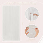 3 Pack Foil Fringe Backdrop - White Shiny Tinsel Curtains for Party Decoration/Photo Booth Props - 3.3x8.2 FT Metallic Foil Backdrop for Birthday, Wedding, Graduation, Christmas.